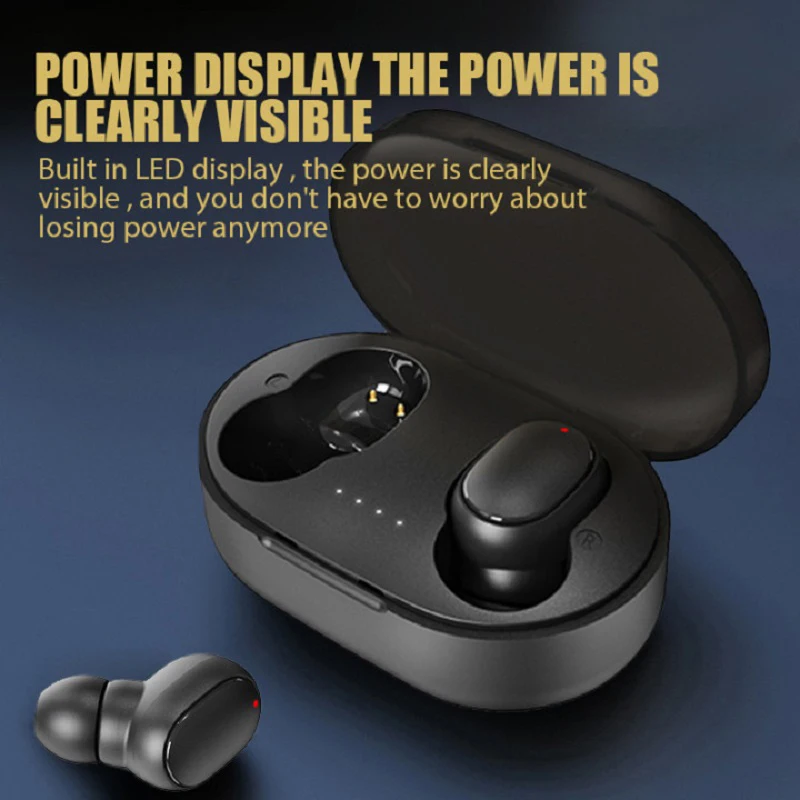 A6S TWS Беспроводная bluetooth-гарнитура 5 0 наушники спортивные наушники-вкладыши