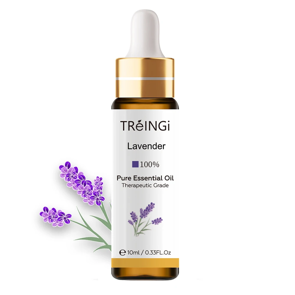 10ml with Dropper Pure Natural Lavender Essential Oil Diffuser Eucalyptus Neroli Jasmine Mint Geranium Rose Tea Tree Aroma Oil