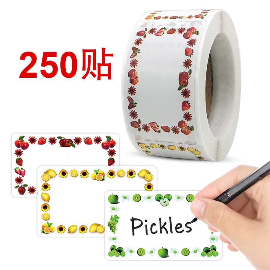 

Самоклеящиеся этикетки с рамкой, яркие цвета