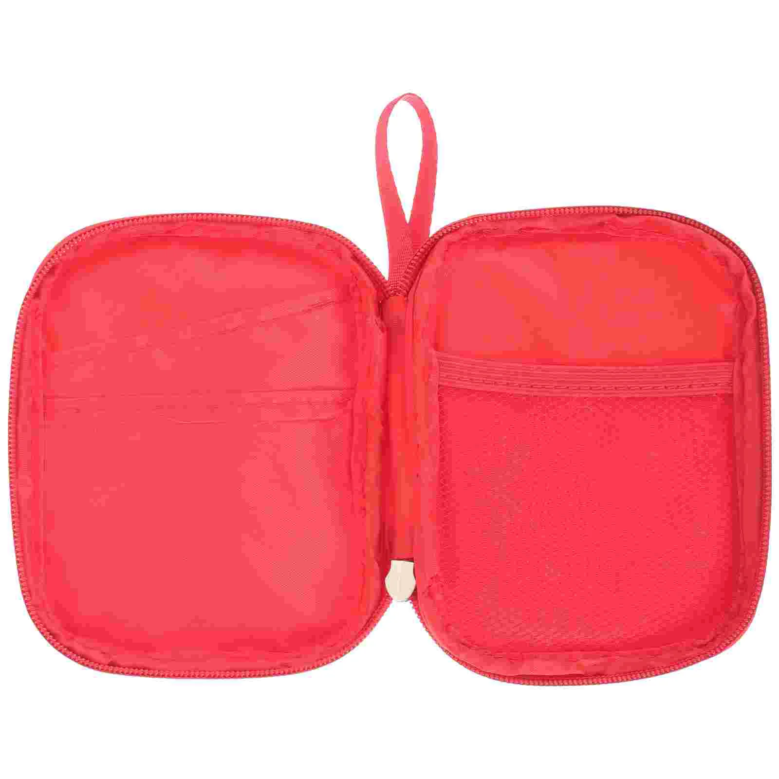 

Mini First Aid Kit Medicine Storage Bag Travel Case Small Supplies Oxford Cloth Household