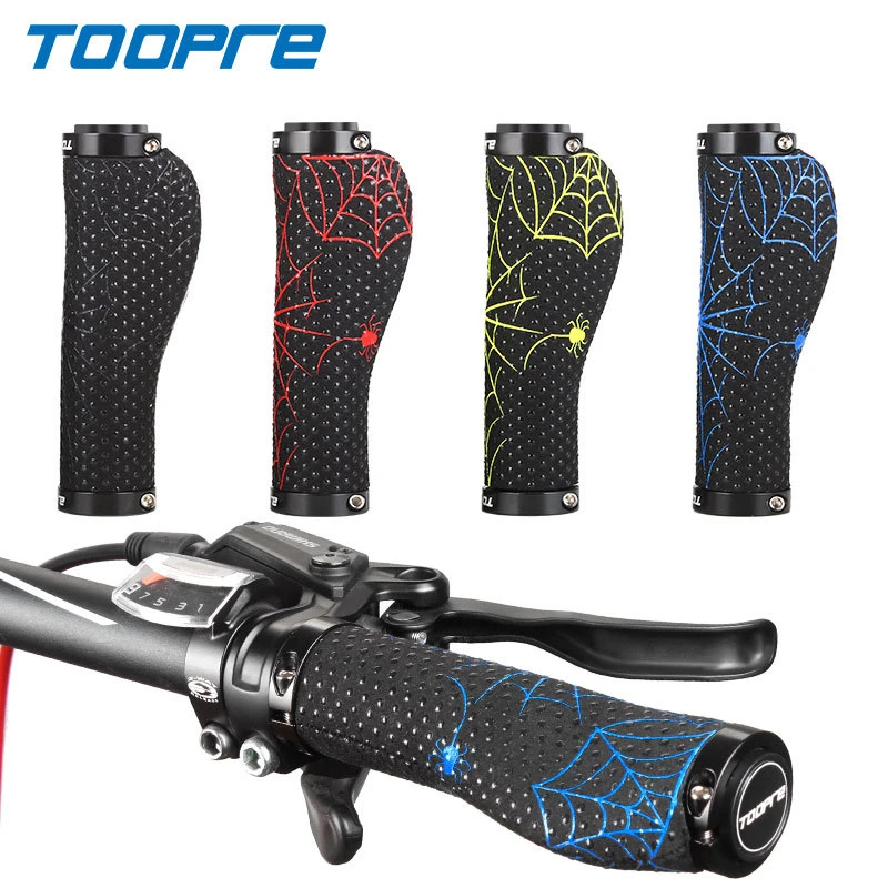 TOOPRE Mountain Bike Handlebar 22.2mm Silica Gel Grip EIEIO Anti Skid Shock Absorbing Spider Grips Bicycle Parts
