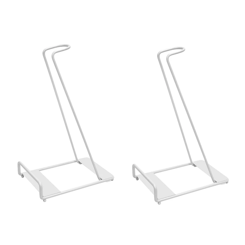 

2X Nail-Free Seamless Rack Vacuum Cleaner Bracket Holder Creative Bathroom Floor Stand Storage Cleaner Parts Brush Tool