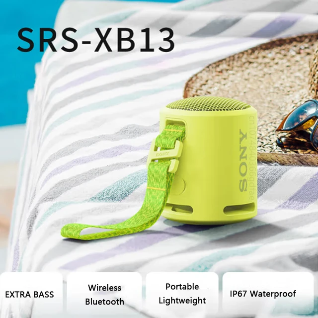 Sony SRS-XB13 Bluetooth Speaker IP67 Waterproof Wireless Speakers 4