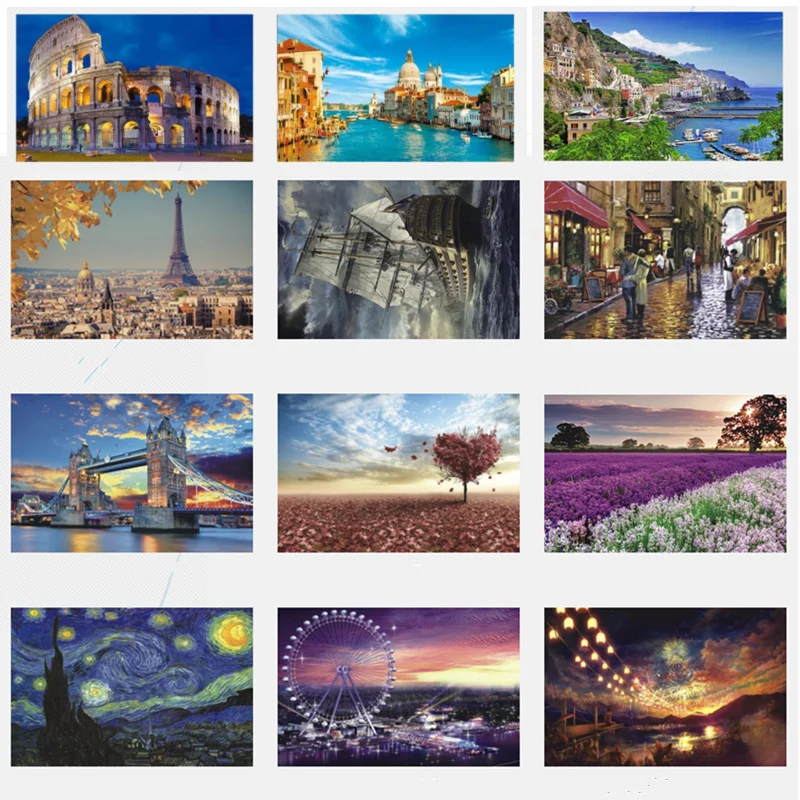 

Пазл Beicola из 1000 частей для взрослых, животное, пейзаж, картина маслом, Детская бумажная головоломка, игрушки