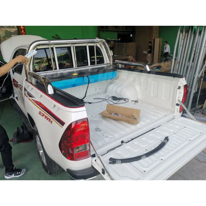 BESTWYLL Пикап-кровать с ручной коробкой выдвижной чехол Tonneau для Hilux /Revo 2015+ (Sr5 J Deck