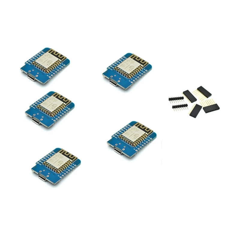 

5 Pcs ESP8266 ESP-12F Nodemcu Mini D1 Module Wemos Lua Wifi Internet Development Board For Wemos D1 Mini