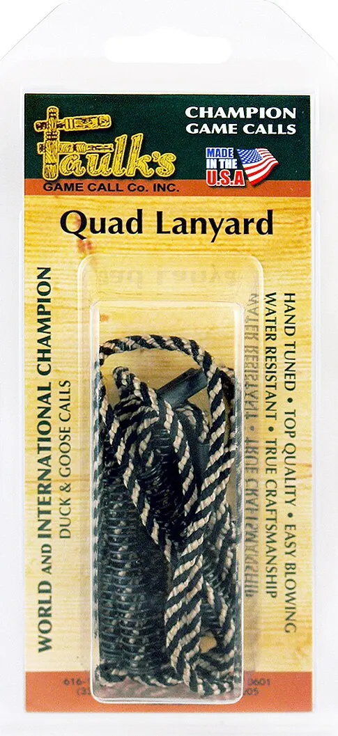 Шнурок &quotFaulk's&quot на четыре манка с фиксатором-пружиной |