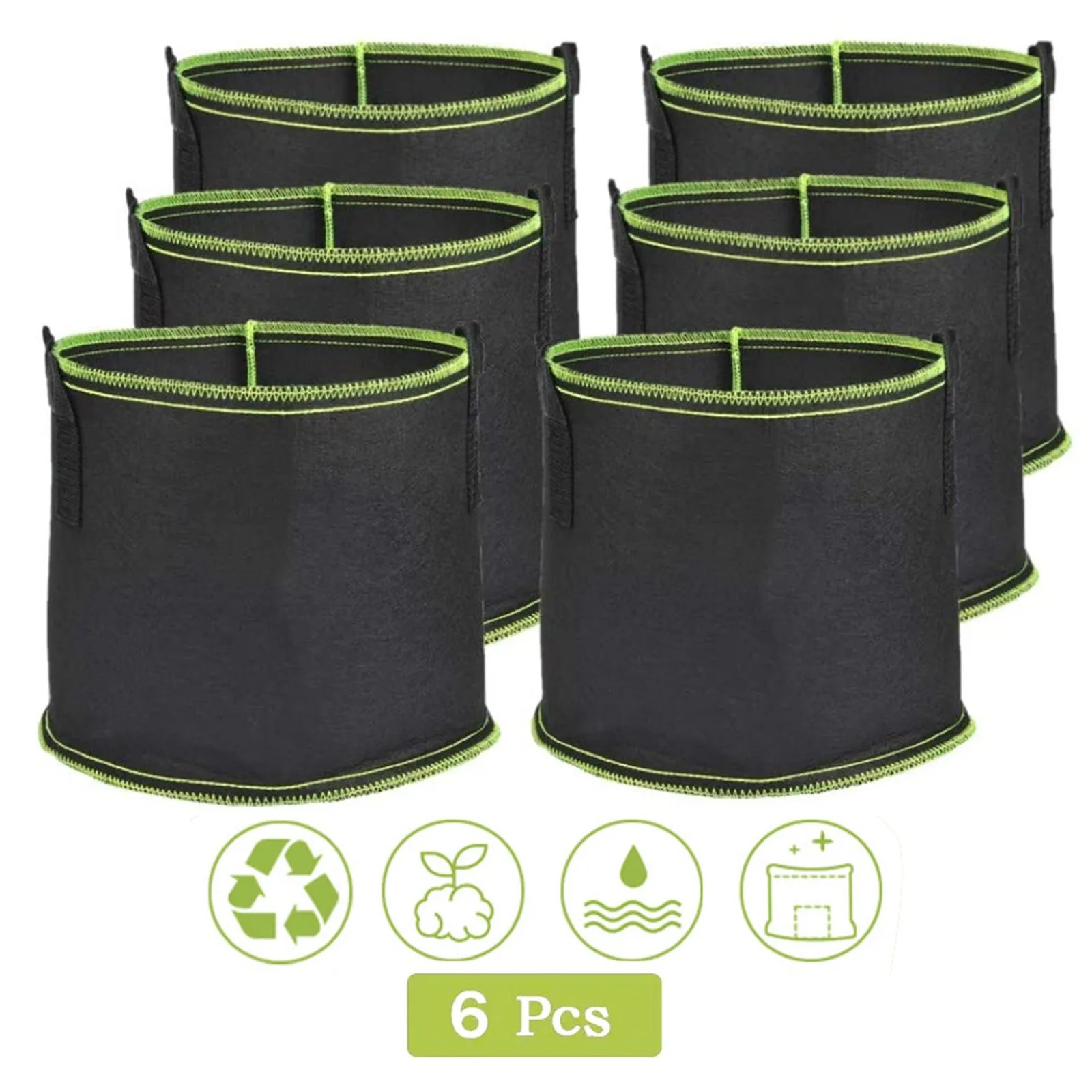 

Strawberry Plates Birthday 6PCS Bags Nonwoven 5 Bags Fabric Growing Plant Flower Pot Molds Silicone for Concrete Large