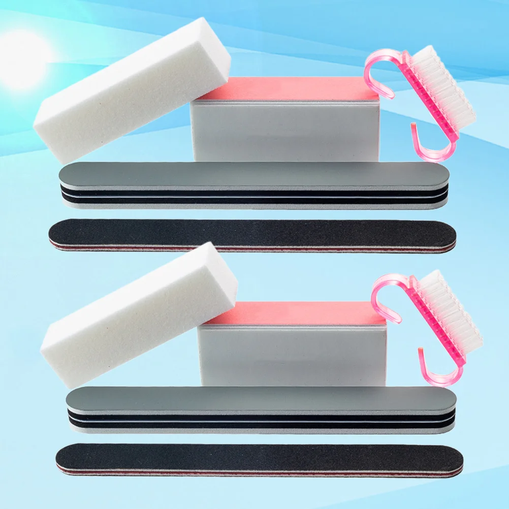 

Nail Buffer File Manicure Files Block Polish Fingernail Brushes Polisher Pedicure Sanding Buffing Cleaning Acrylic Buffers Tool