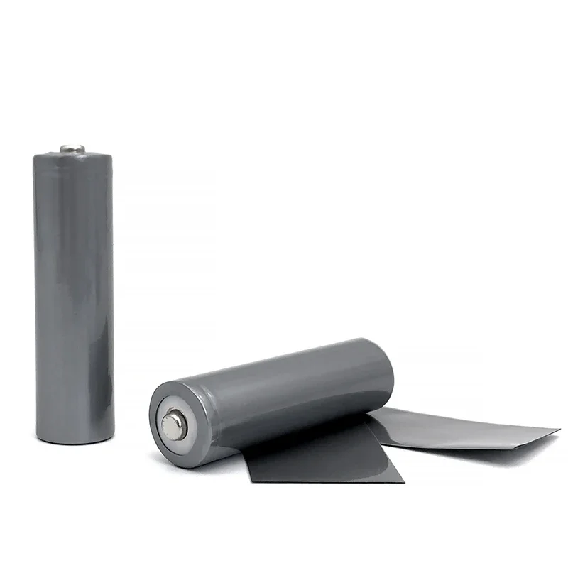 2 метра Ширина 125 мм ~ 260 ПВХ термоусадочная трубка 18650 Батарея для губ Серый пакет