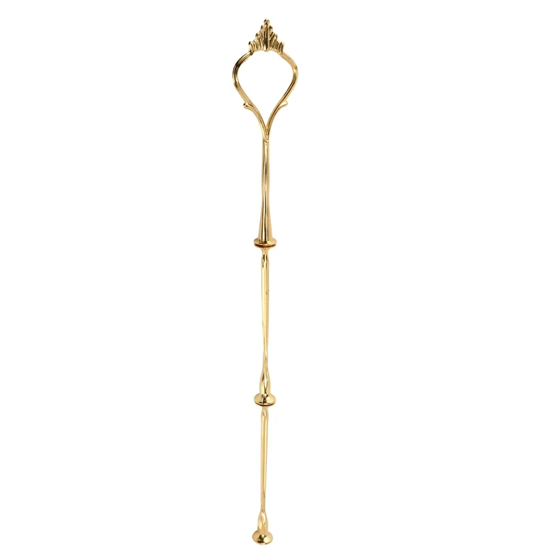 

24 набора, 3-уровневая подставка для торта в виде короны, фурнитура, держатель, кухонные приспособления для свадьбы и фото-серебристый и золот...