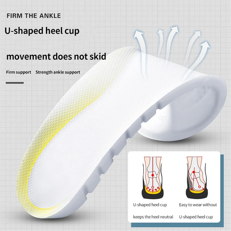 2023 New Man Women Sport Insoles Memory Foam Massage Insoles For Shoes Sole Deodorant Breathable Cushion Running Pad For Feet