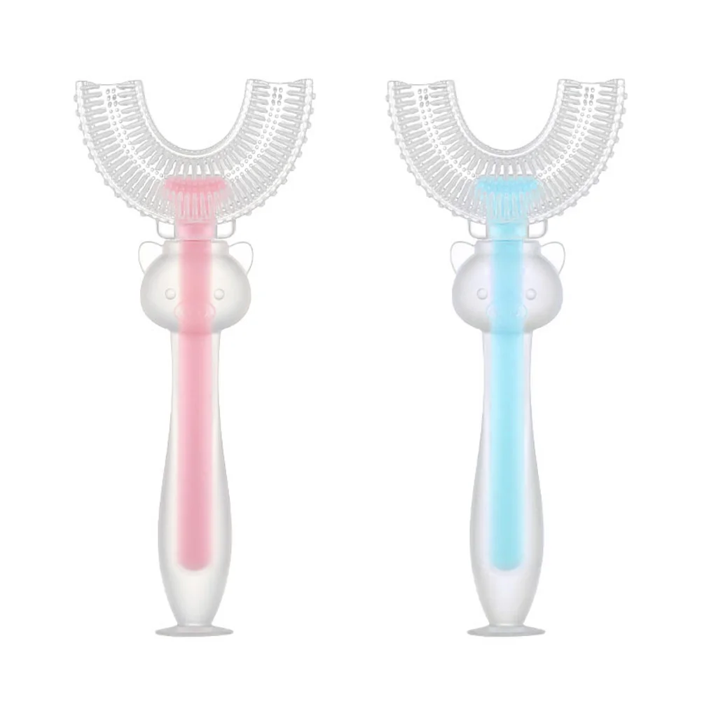 

2pcs Safe Lightweight Small Baby Toothbrushes Tooth Brushes for Family Co-worker