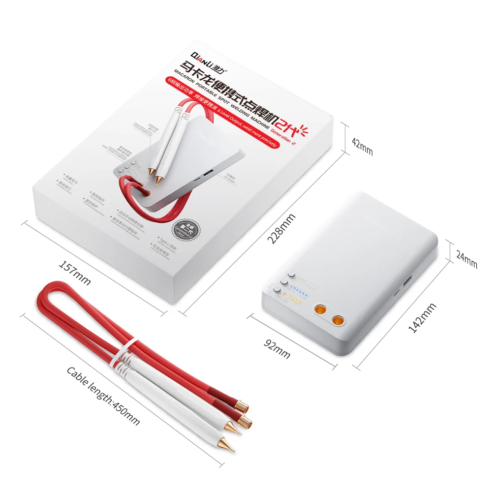 QianLi аппарат для точечной сварки макарон портативный iPhone 11-14 Pro Max гибкий
