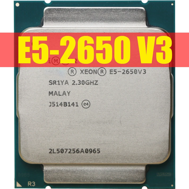

Xeon E5 2650 V3 Processor SR1YA 2.3Ghz 10 Core 105W Socket LGA 2011-3 CPU E5 2650V3 CPU