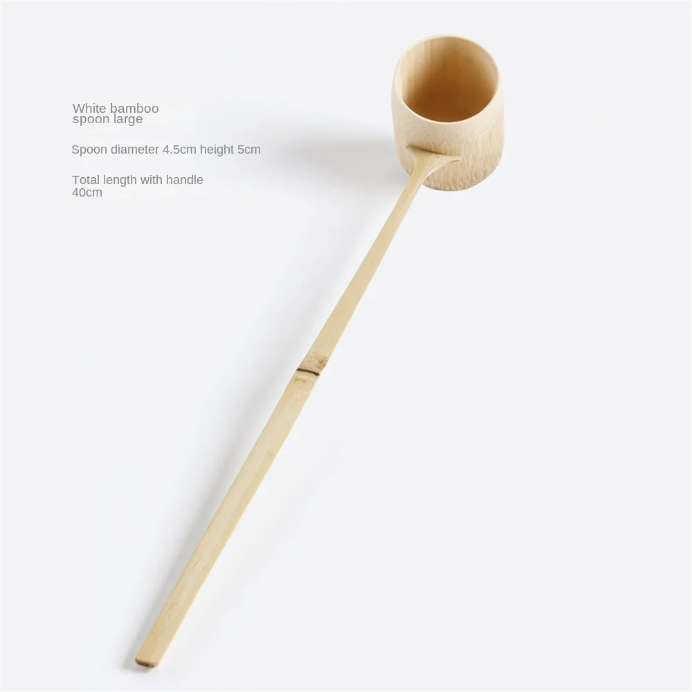 

Japanese-style For Teahouse Bamboo Water Spoon Bamboo Root Watering Spoon Long-handled Bailer Water Bamboo Ladle Scoop Bamboo