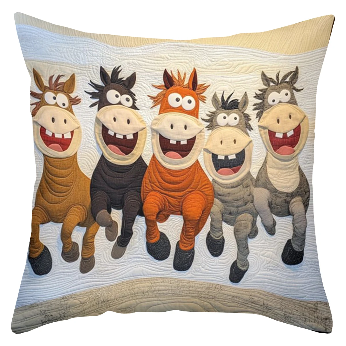 

Полиэстерная наволочка с принтом ослом