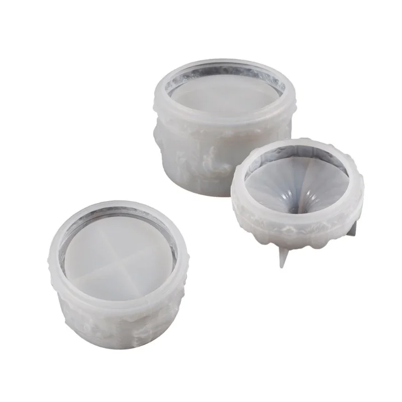 Силиконовая форма коробка для хранения кристальная из эпоксидной смолы