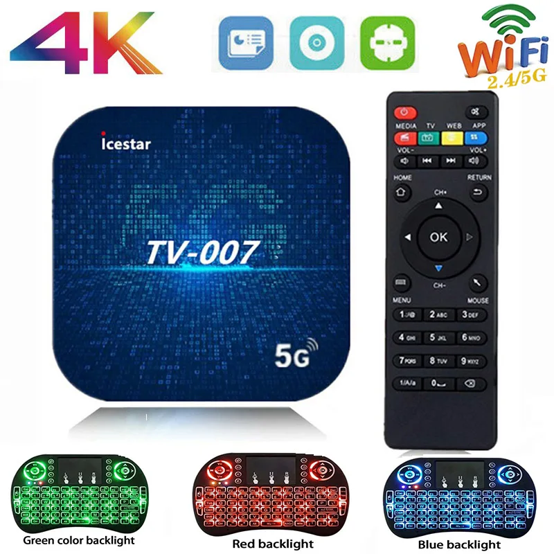 

Приставка Смарт-ТВ, 4k, 4 ядра, 16 + 32 ГБ