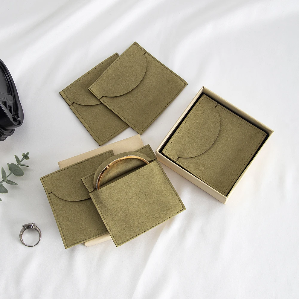 

Мешочек Из Микрофибры С Бархатным Эффектом Для Ювелирных Изделий, Мягкая Тканевая Подарочная Сумка Для Колец, Ожерелий