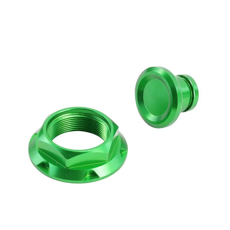 

Алюминиевая передняя вилка с ЧПУ для мотоцикла, верхняя часть, тройной зажим, винт, гайка, аксессуары для Kawasaki NINJA400 Ninja 400 Z400 Z 400