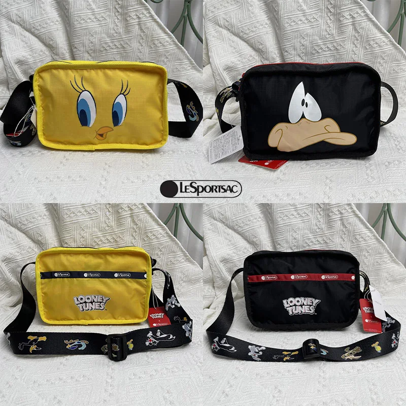 

Женская тканевая сумка с мультяшным принтом, на плечо