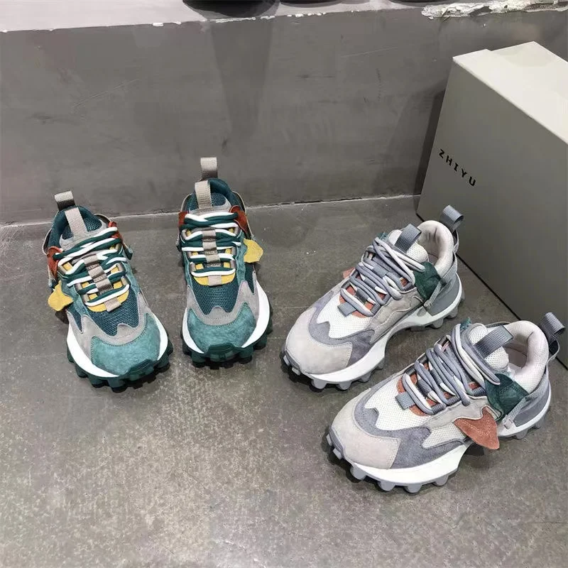 New Summer Breathable Pink Platform Shoes Women Non-slip Wear-resistant Women's Sports Shoes Comfortable Ladies Casual Sneakers