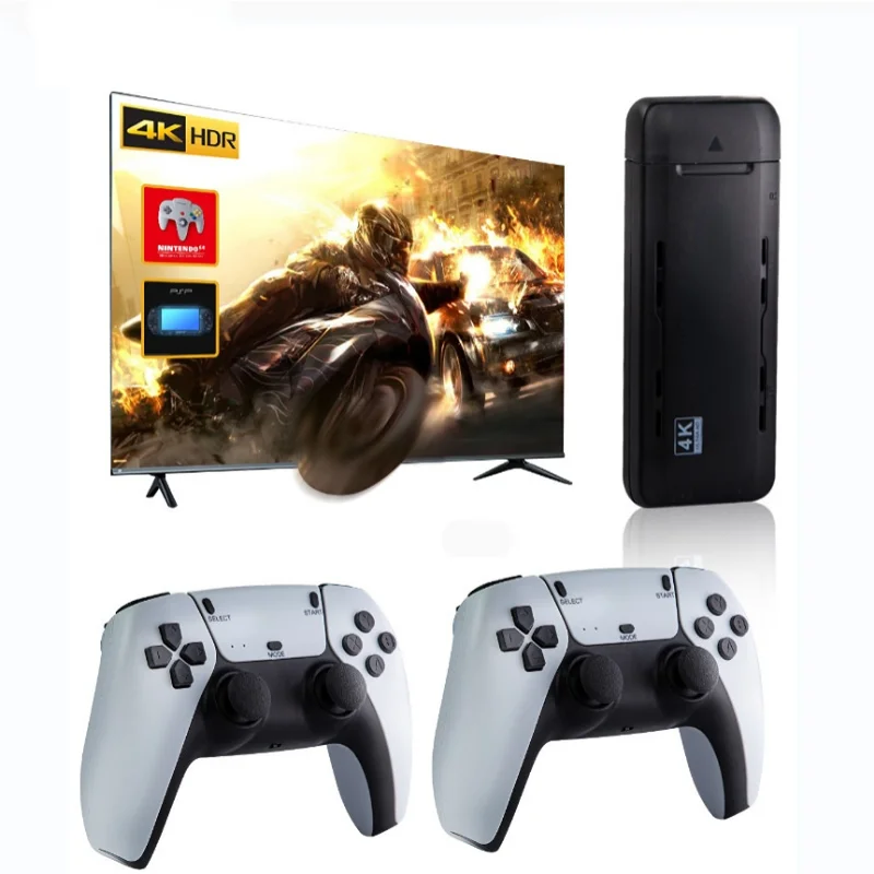 

Ampown U9 Wireless 2.4G HD Arcade PSP Family TV Mini Game Machine Ps5 Handle Game Machine Video Game Consoles Games Console