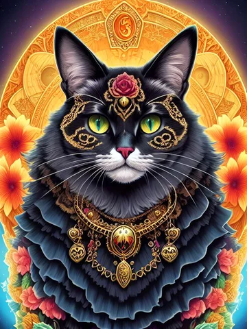HUACAN Кросс Ститч Cat Животный принт Холст DIY Подарочный костюм вышивка розы 11CT 14CT Домашние украшения