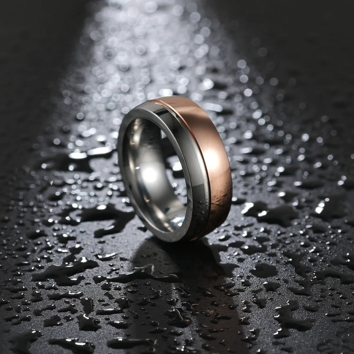 

Модное кольцо 8 мм из карбида вольфрама для пары, серебряные, розовые, золотые Модные кольца для мужчин и женщин, обручальное кольцо, ювелирные изделия, подарки