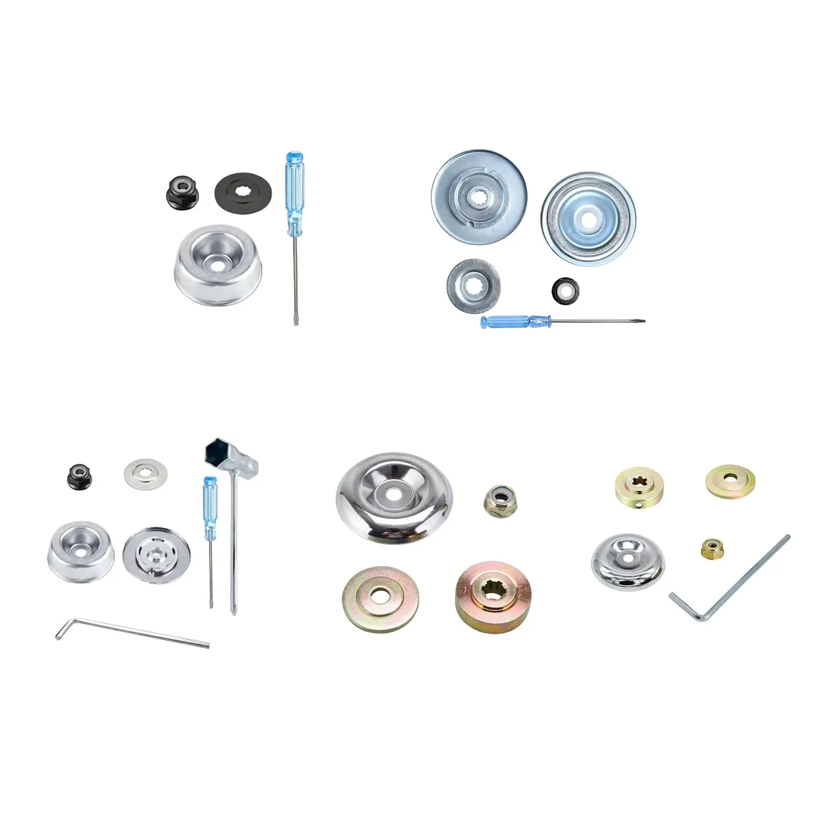 

Blade Adapter Mounting Care Kit Maintenance Screwdriver Brush Cutter Part Metal for Gardening Machine Grass Trimmer Lawnmower