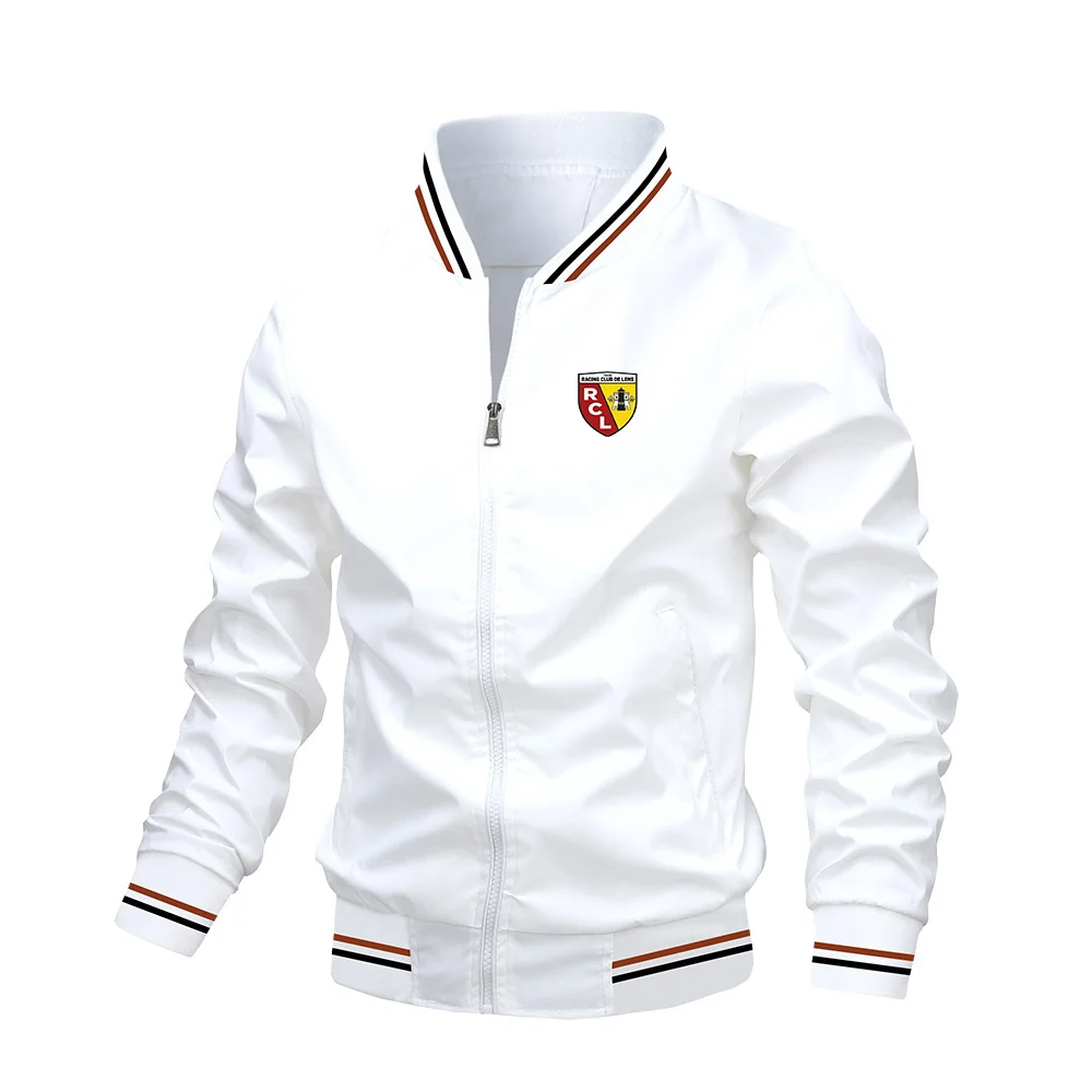 

Spring and Autumn Casual Jacket Men's Solid Coat Zipper Loose Versatile Men's Top Fashion Business Style
