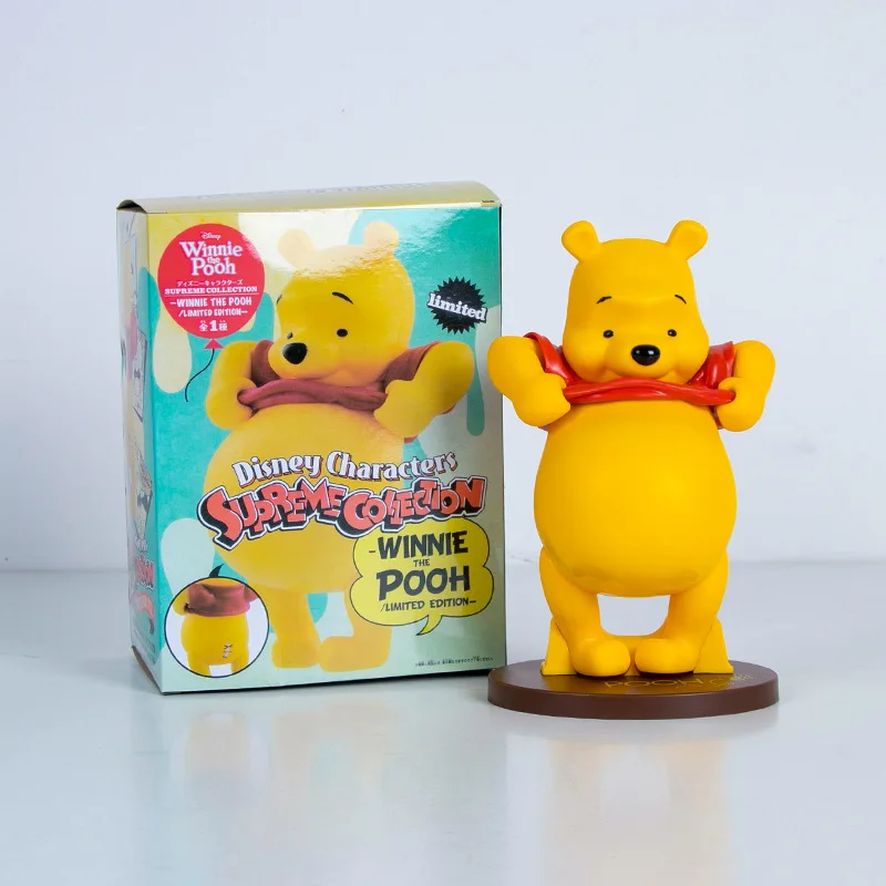 

20cm Disney Winnie The Pooh Big Belly Bear Action Figure Pvc Cartoon Statue Collection Model Toys Home Decoration Doll Kids Gift