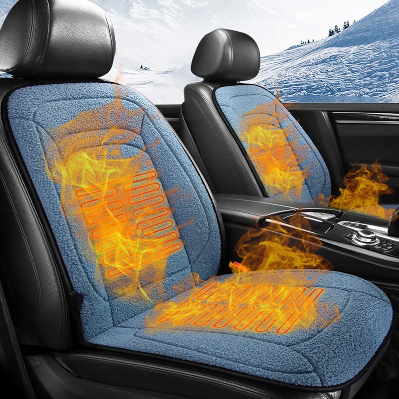Чехол на автомобильное сиденье с подогревом автомобильная подушка осень-зима