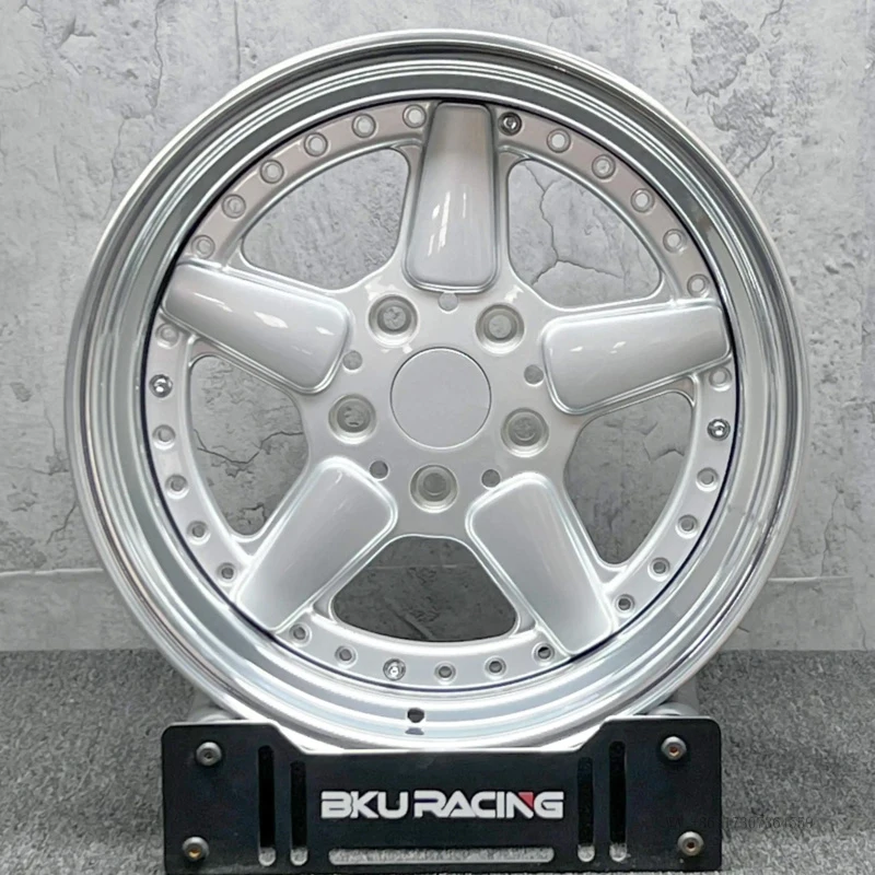 Фото Комплект из 2 кованых дисков 5x120 для BMW E46 E34 E90 E92 E60 E38 E39 E36 E32, 17, 18, 19 дюймов, легкосплавные, с полированным ободом №4