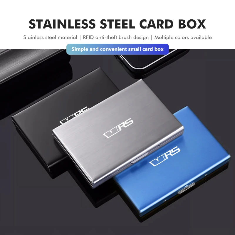 Автомобильный логотип слот для карты чехол из нержавеющей стали