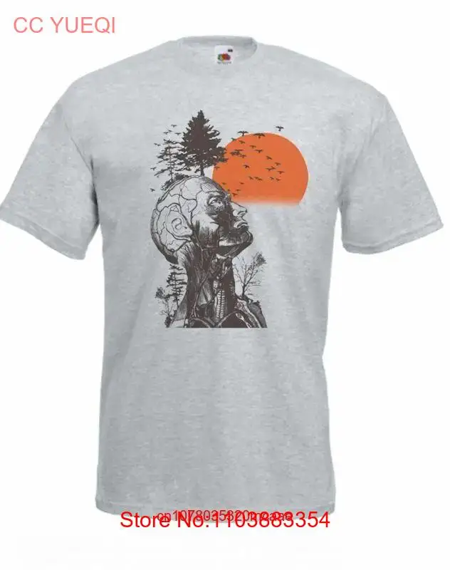 Футболка с длинным или коротким рукавом изображением Алана человеческого дерева