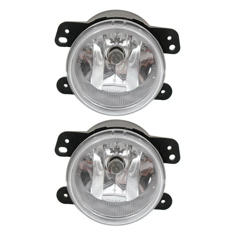 

2X Front Bumper Mounted Fog Light Lamp For 10-18 Jeep Wrangler (JK) Cherokee 10-19 Dodge Journey Charger Left Or Right