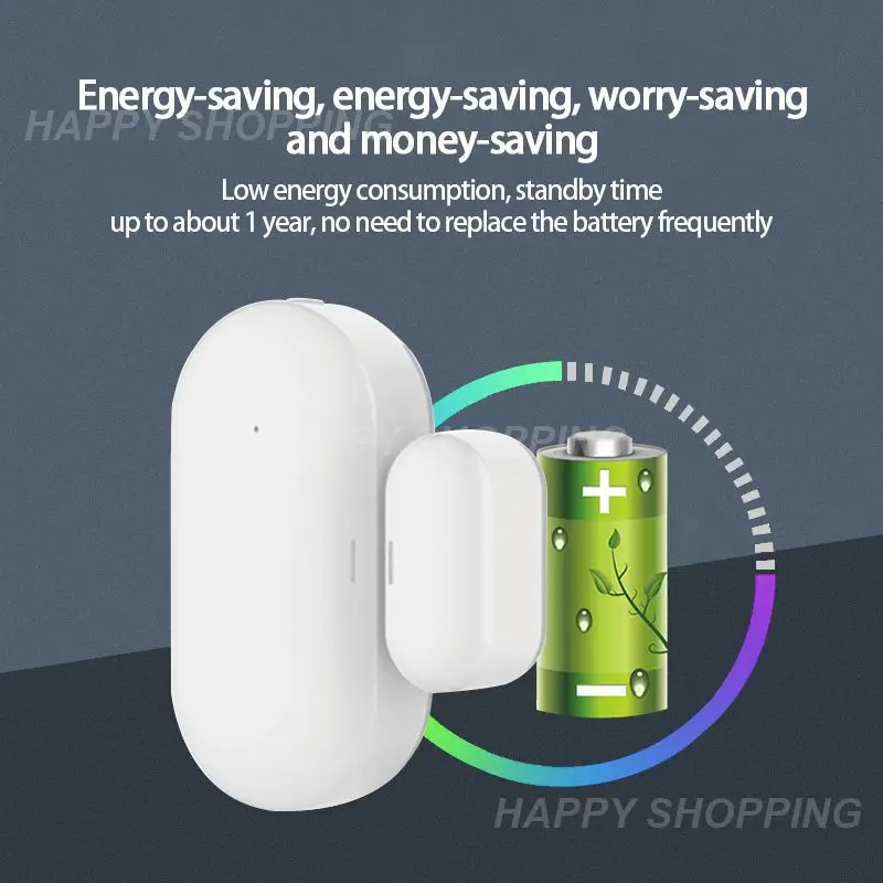 

Door And Window Sensor Real-time Monitoring Zigbee Bluetooth Magnetic Tuya Smart Home Alarm Door Magnetic Door Detector