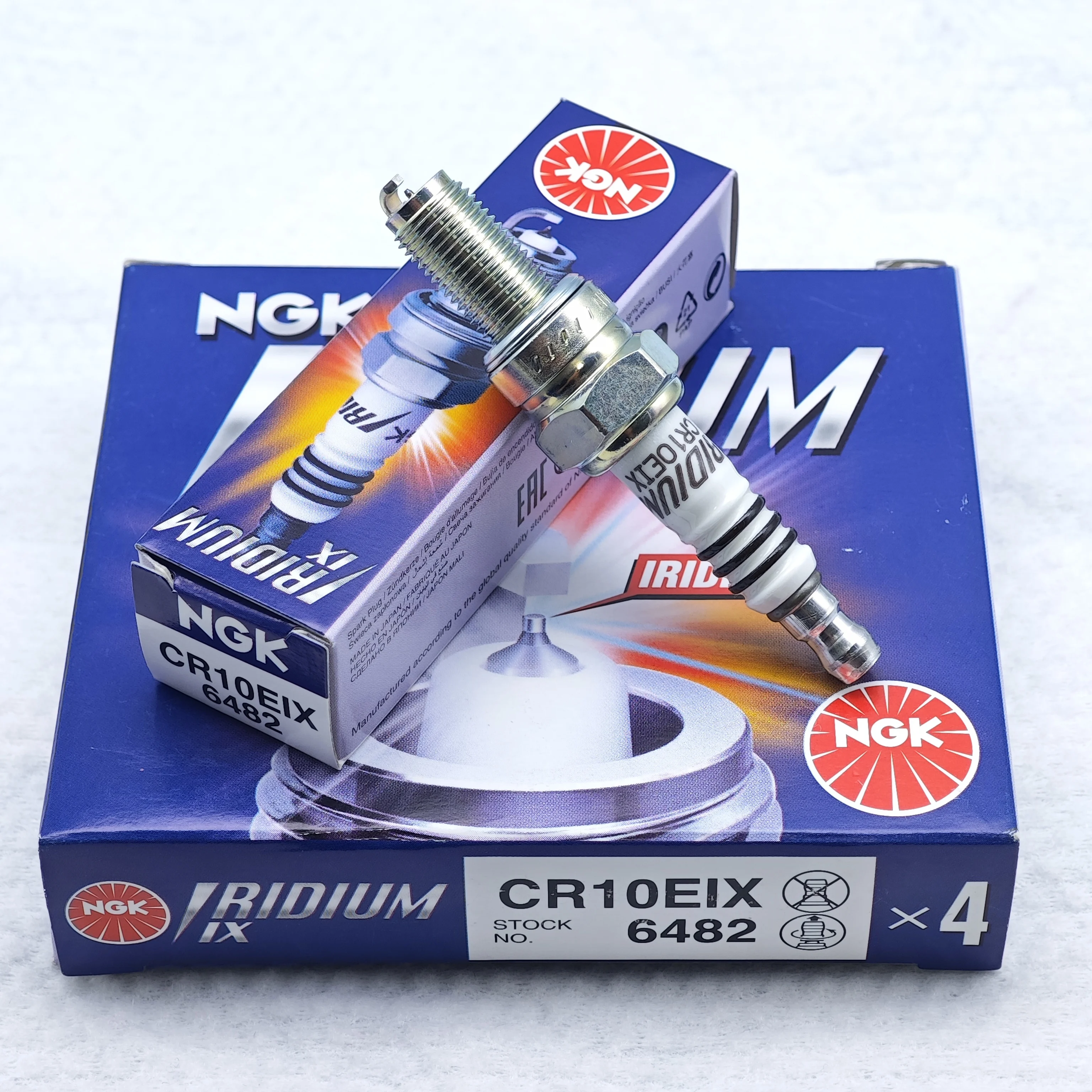 

4 шт. оригинальные свечи зажигания для мотоцикла NGK CR10EK 2360 обновление CR10E