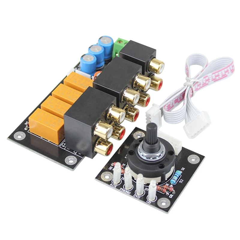 

Relay Adjustable Audio Signal Selection Audio Source Switch Input Selection Board