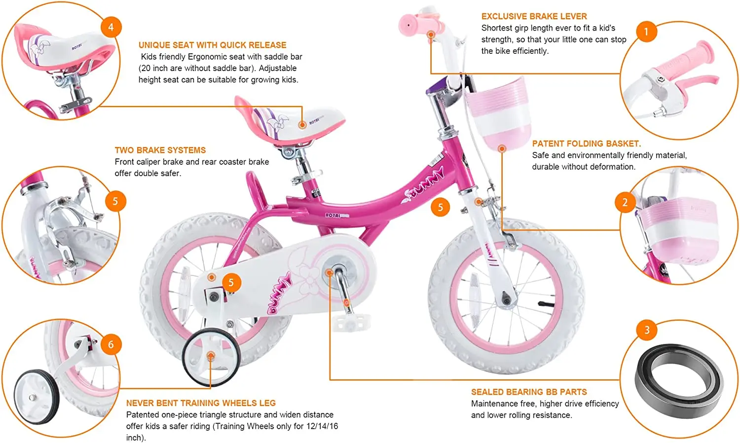 Новинка детский велосипед для девочек тренировочное колесо Royalbaby Дженни подарок