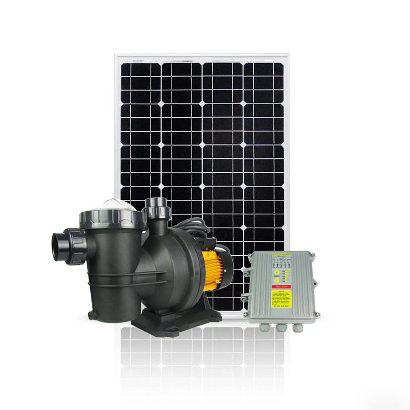 

MPPT Controlling Technology 48VDC 500W Brushless Dc Solar Powered Water Pump For Swimming Pool