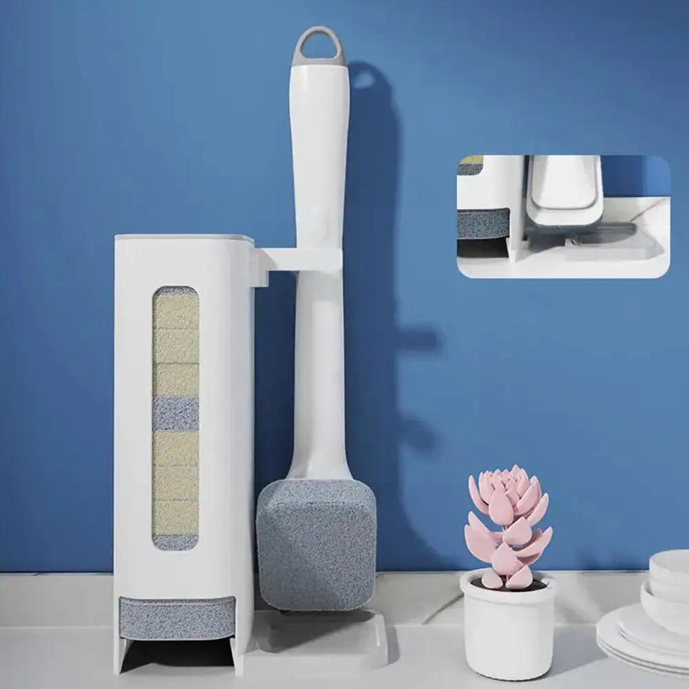 

Многофункциональная кухонная Чистящая Щетка, автоматическое добавление жидкости, сковорода, кастрюля, инструменты для очистки, антипригар...