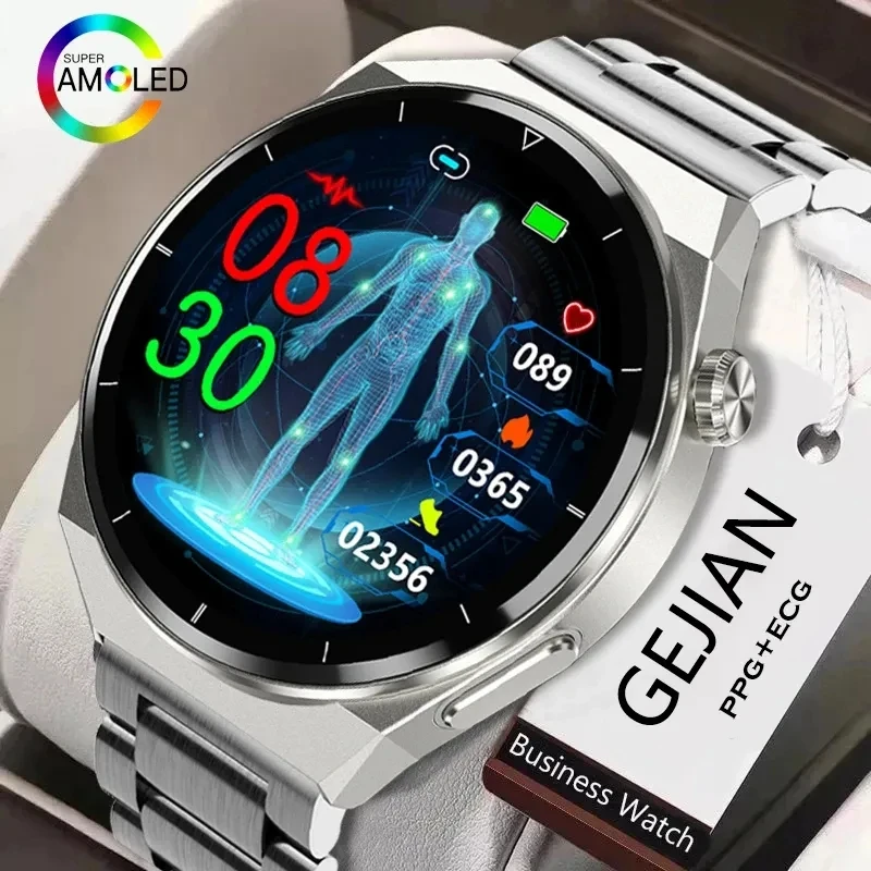 

2023 New ECG+PPG Smart Watch Men Sangao Laser Heart Rate Health Blood Pressure Sports Fitness Watches IP68 Waterproof Smartwatch