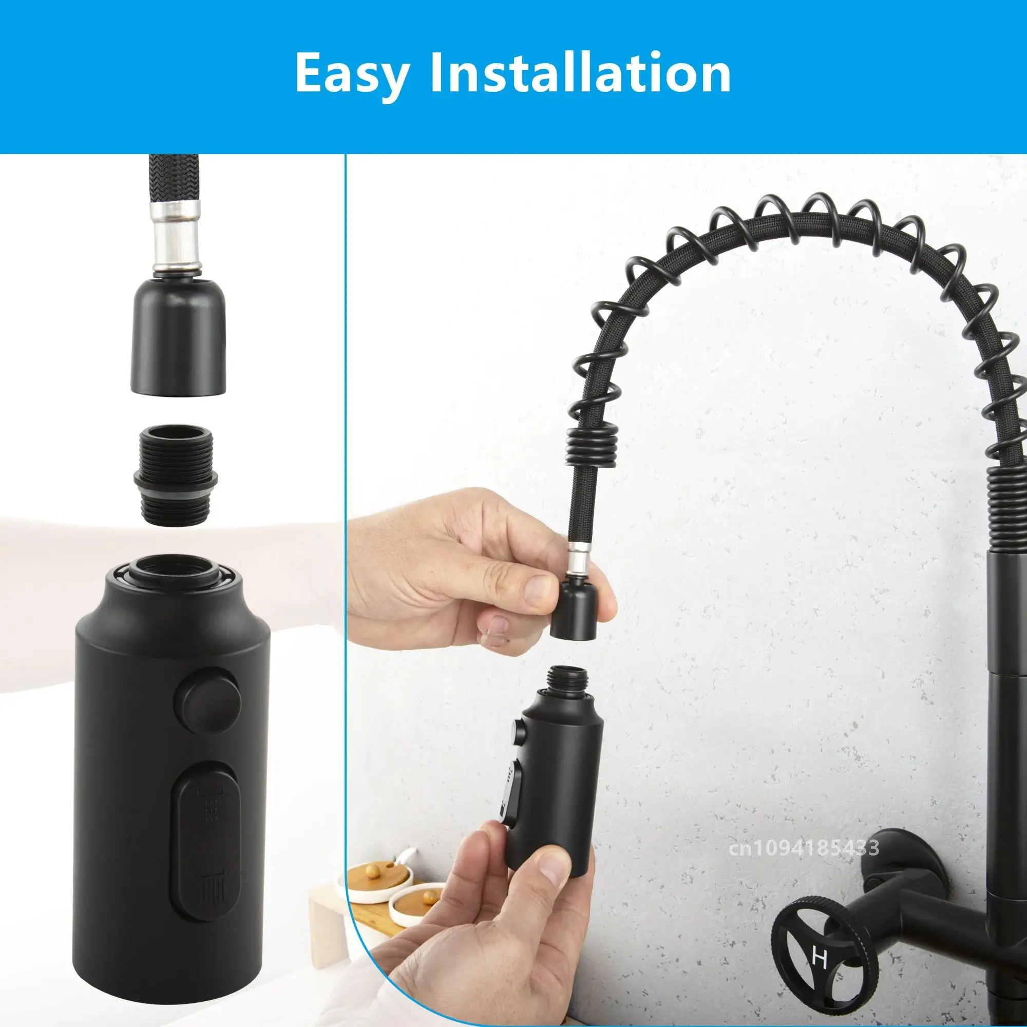 SKOWLL 3-функциональная насадка-распылитель для кухонной мойки замена головки