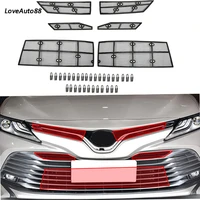 for toyota camry 8th 2021 2018 2019 2020 car insect screening mesh front grille insert net accessories car stylings