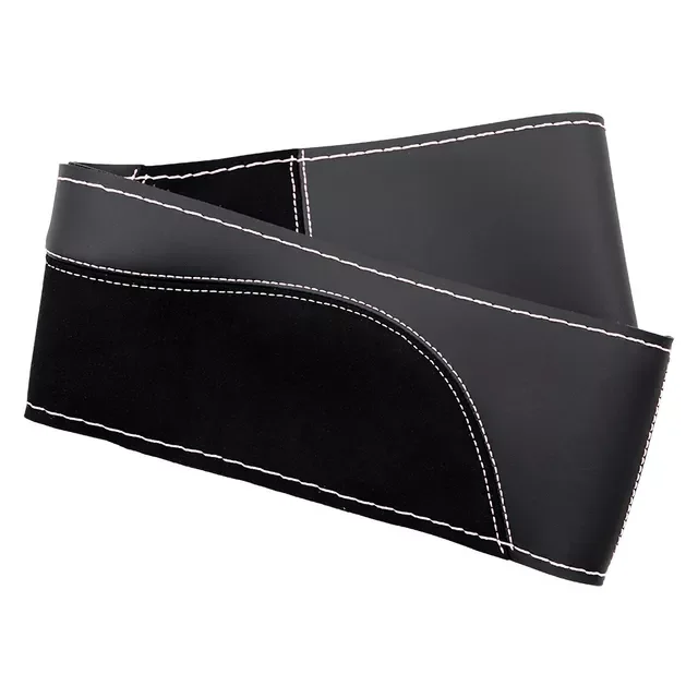 

SHI CAR 38cm DIY Steering Wheel Cover Wear-resistant Soft PU + Suede Leather Car Steering-Wheel Braid With Needles Thread