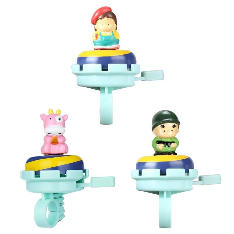 

Громкий и четкий велосипедный звонок, велосипедный Звонок для мальчиков и девочек, звонок на руль, милый мультяшный велосипедный безопасны...