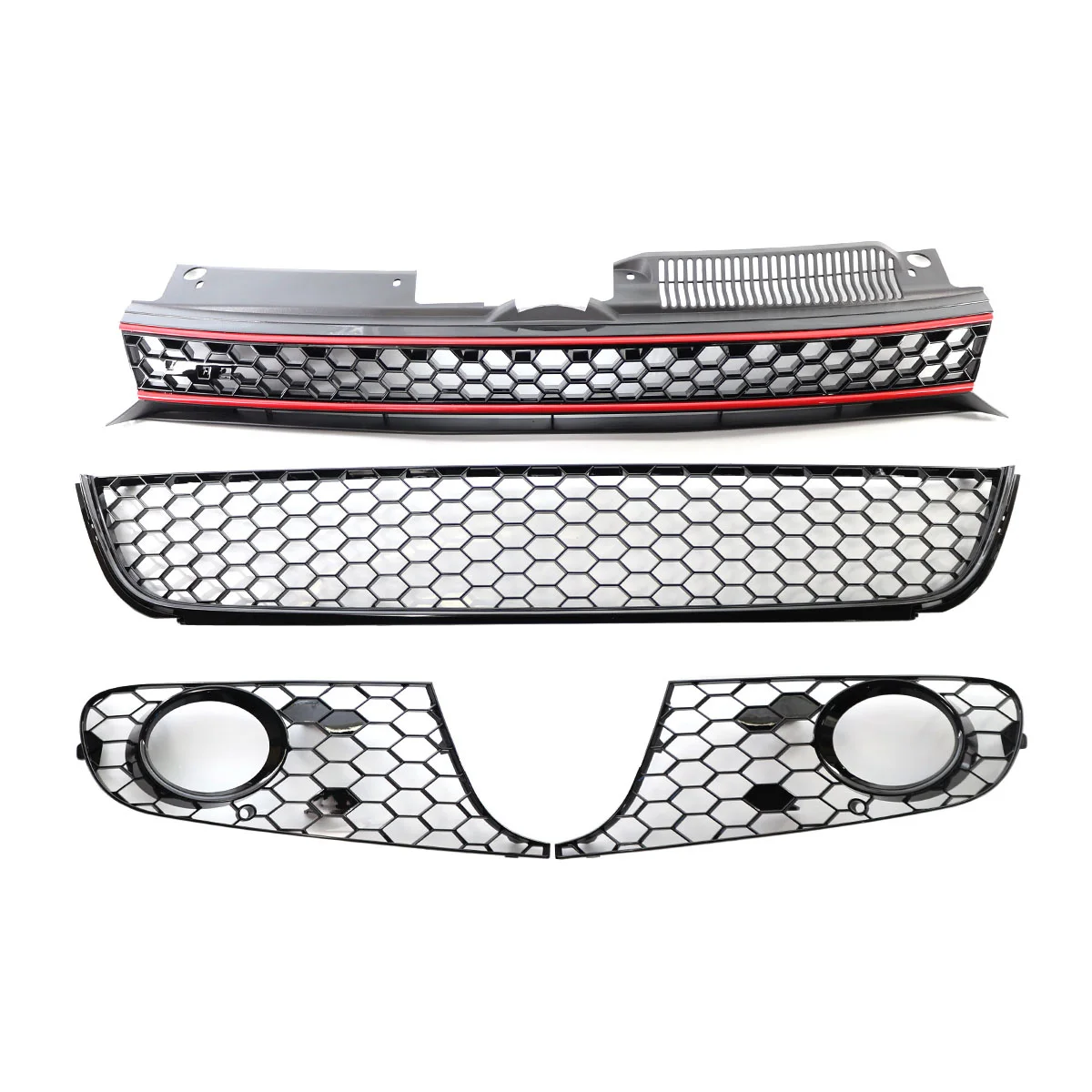 

Решетка для переднего бампера автомобиля, решетка для гонок, решетка для Volkswagen vw Golf 6 09-13, модификация GTI